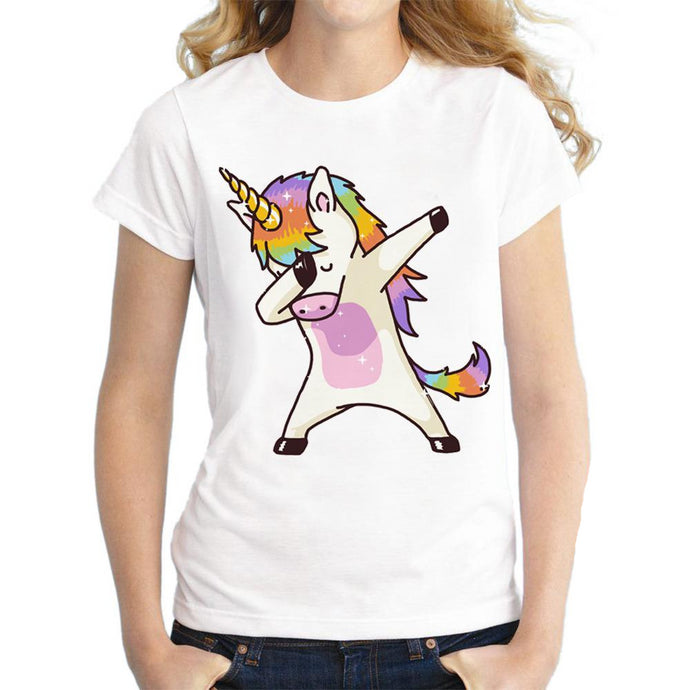 Unicorn Dab Dance For Women TT-Shirt