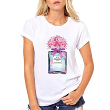 Load image into Gallery viewer, Women Flower Perfume TT-SHIRT