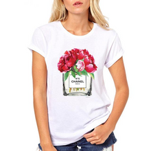 Load image into Gallery viewer, Women Flower Perfume TT-SHIRT